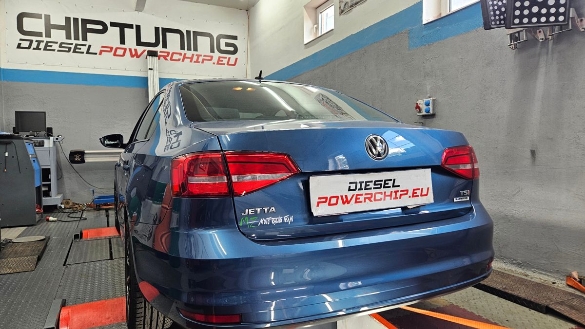 VW Jetta TSI na 4x4 valcovej brzde